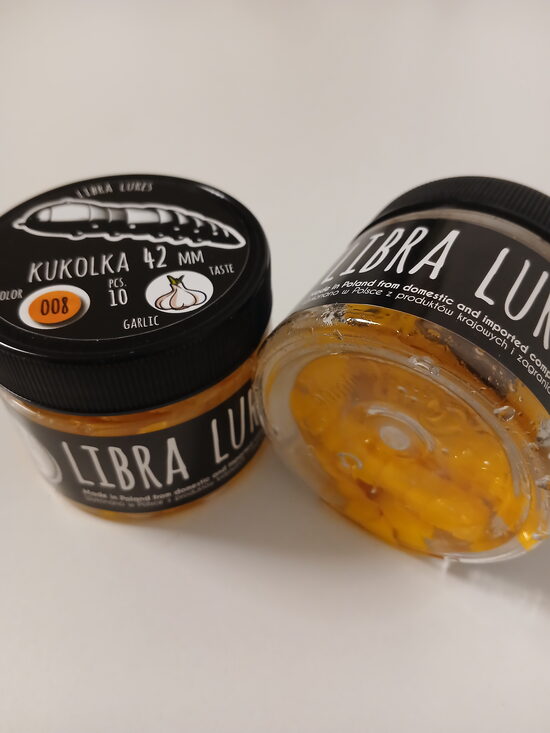 Kukolka 42mm, 008 Dark Yellow, 1,2gr, Garlic, 10psc/pack